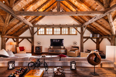 This is an example of a rustic home in New York.