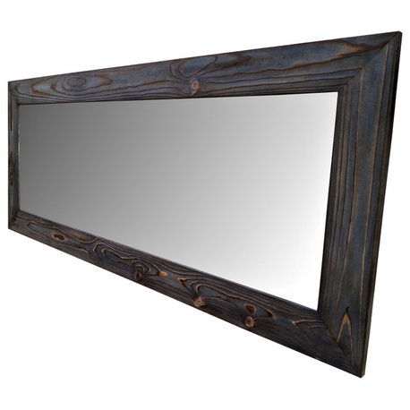 Full Length Mirror, Floor Mirror, Large Mirror, Navy Blue Mirror