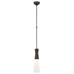 Visual Comfort - Utopia Pendant, 1-Light, Aged Iron, White Glass, 5"W (KW 5533AI-WG CPUW5) - This beautiful pendant will magnify your home with a perfect mix of fixture and function. This fixture adds a clean, refined look to your living space. Elegant lines, sleek and high-quality contemporary finishes.Visual Comfort has been the premier resource for signature designer lighting. For over 30 years, Visual Comfort has produced lighting with some of the most influential names in design using natural materials of exceptional quality and distinctive, hand-applied, living finishes.