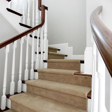 Conventional stair with flared bottom - Naples