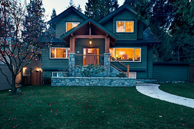 Inspiration for a craftsman exterior home remodel in Vancouver