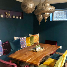 Basement lounge area