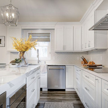 Massapequa White Kitchen