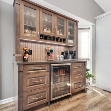 Maple & White Lacquer Traditional Kitchen