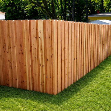Traditional Cedar Privacy Fence