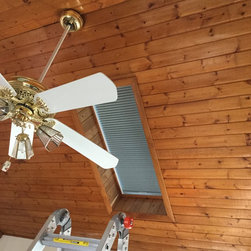 Skylight install - Cellular Shades