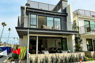 Home design - contemporary home design idea in Los Angeles
