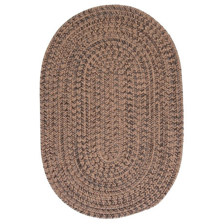 Hayward Rug, Mocha, 2'x12' Oval