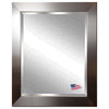 American Made Silver Grande Beveled Wall Mirror