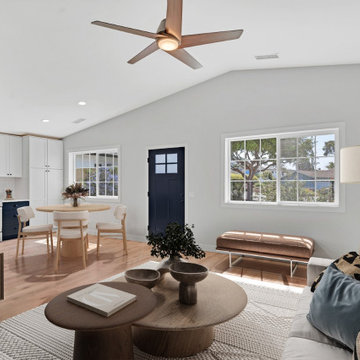 Living Area with Front Door