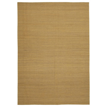 Rug N Carpet - Handmade Oriental 8' 7'' x 12' 4'' Decorative Wool Kilim Rug