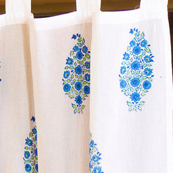Blue Curtains - Windows And Doors