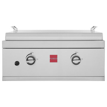 Fuego F27S-Griddle-B Built-In All 304SS Gas Griddle