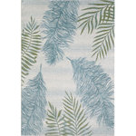 KAS - KAS Stella 6267 Spa Fauna Area Rug, 9'10"x13'2" - Beautiful florals, leaves and trendy transitional watercolor rugs best describe our machine woven Stella Collection. These rugs were made to look great in each and every home. With an easy color palette and beautiful designs Stella makes decorate a breeze. Made in Turkey with a 1/2" pile height of 100% Polypropelene.