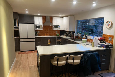 Kitchen - eclectic kitchen idea in Seattle