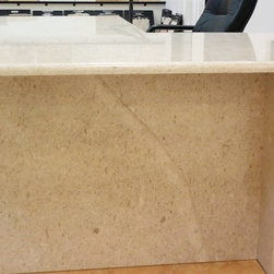 Custom Limestone Office Desk - Desks And Hutches