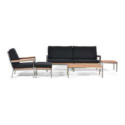 Wintons Teak Abacus SS Living Set - Outdoor Lounge Furniture