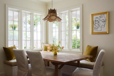 Example of a dining room design in Austin
