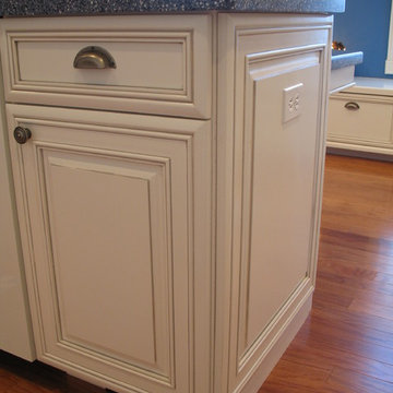 Blue and White Country Kitchen