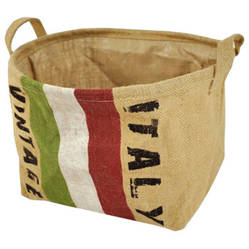 The Italianflag Design Household Essentials Laundry Basket