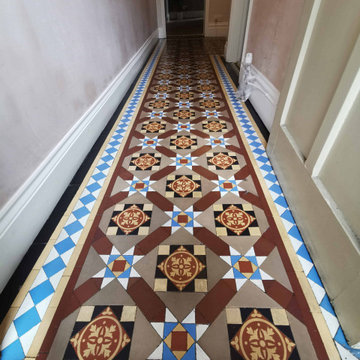Unloved Victorian Hallway Floor Renovation in Barnsley