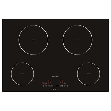 Empava 30" 4 Booster Burners, Tempered Glass, Electric Induction Cooktop