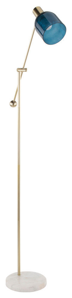 Lumisource Marcel Contemporary Floor Lamp L-MARCLFL AU+BU