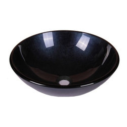 Foil Blue Vessel Basin - Products