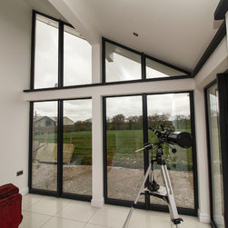 Aluminium open plan living space - Windows