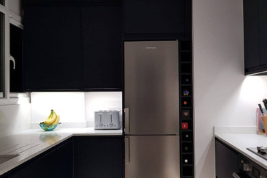 Design ideas for a medium sized modern kitchen in London.