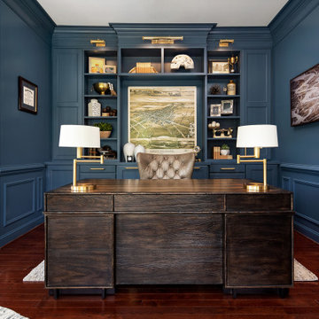 Fully Blue Home Office