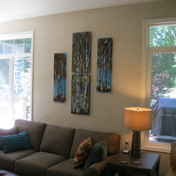 Fall Birch Trees - Artwork