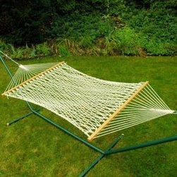 Algoma 11' Domestic Deluxe Single Cotton Rope Hammock - Products