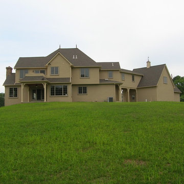 French Colonial Custom Home - Rear