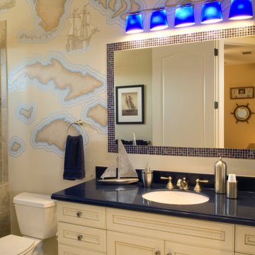 Transitional custom family home