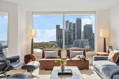 Inspiration for a living room remodel in Toronto