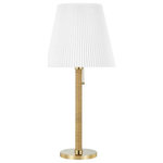 Hudson Valley Lighting - Hudson Valley Lighting MDSL513-AGB Dorset - 1 Light Table Lamp - Designed by Mark D. Sikes