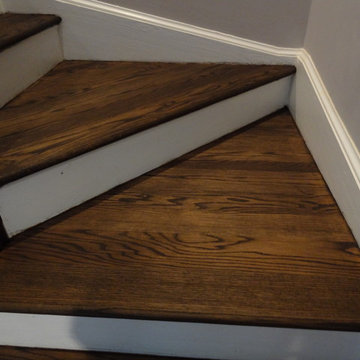 Sand, Stain and Finished complete house including steps  and Hand Rails