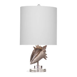 Conch Shell Table Lamp in Copper - Table Lamps