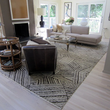 SAGAPONACK: DOUBLE WHITEWASHED WHITE OAK FINISHED WITH BONA TRAFFIC HD SATIN