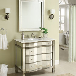 Mirrored Bathroom Vanities - Bathroom Vanities And Sink Consoles