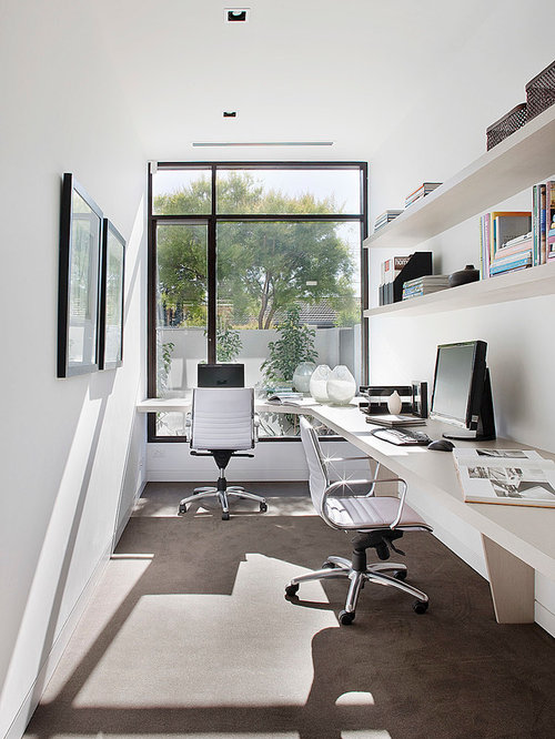 Best Narrow Office Space Design Ideas & Remodel Pictures Houzz
