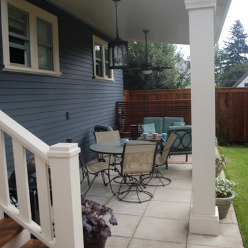 Covered back patio for year round socializing