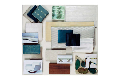 Inspiration for a coastal home design remodel in Atlanta
