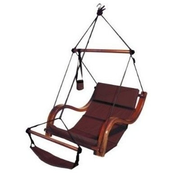 Hammaka Hammocks Nami Hanging Lounge Chair, Burgundy