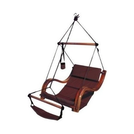 Hammaka Hammocks Nami Hanging Lounge Chair, Burgundy