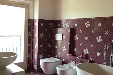 Foto di una stanza da bagno moderna