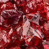 Crushed Fire Glass | 10 lbs, Marlboro Red | 1/2 -3/4"