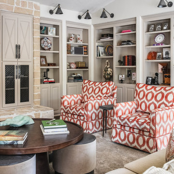 Sophisticated colors in an Alamo Heights home