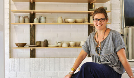 Creatives at Home: Lisa Russell in Her Potter's Studio